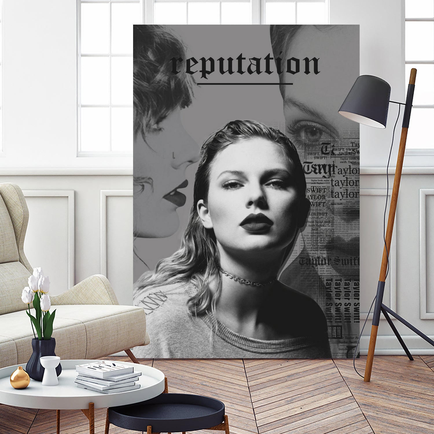 Taylor Swift Reputation Swifties by Nguyet Nguyen Thi Bich on GIANT ART - white digital painting