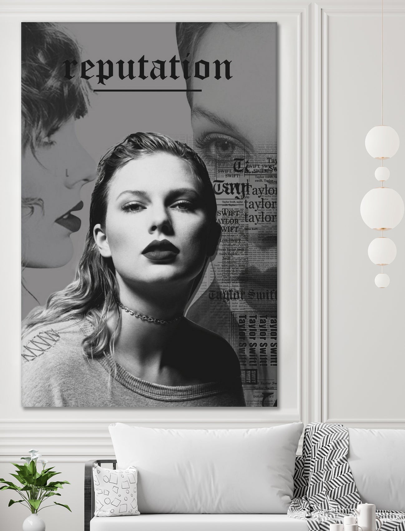 Taylor Swift Reputation Swifties by Nguyet Nguyen Thi Bich on GIANT ART - white digital painting