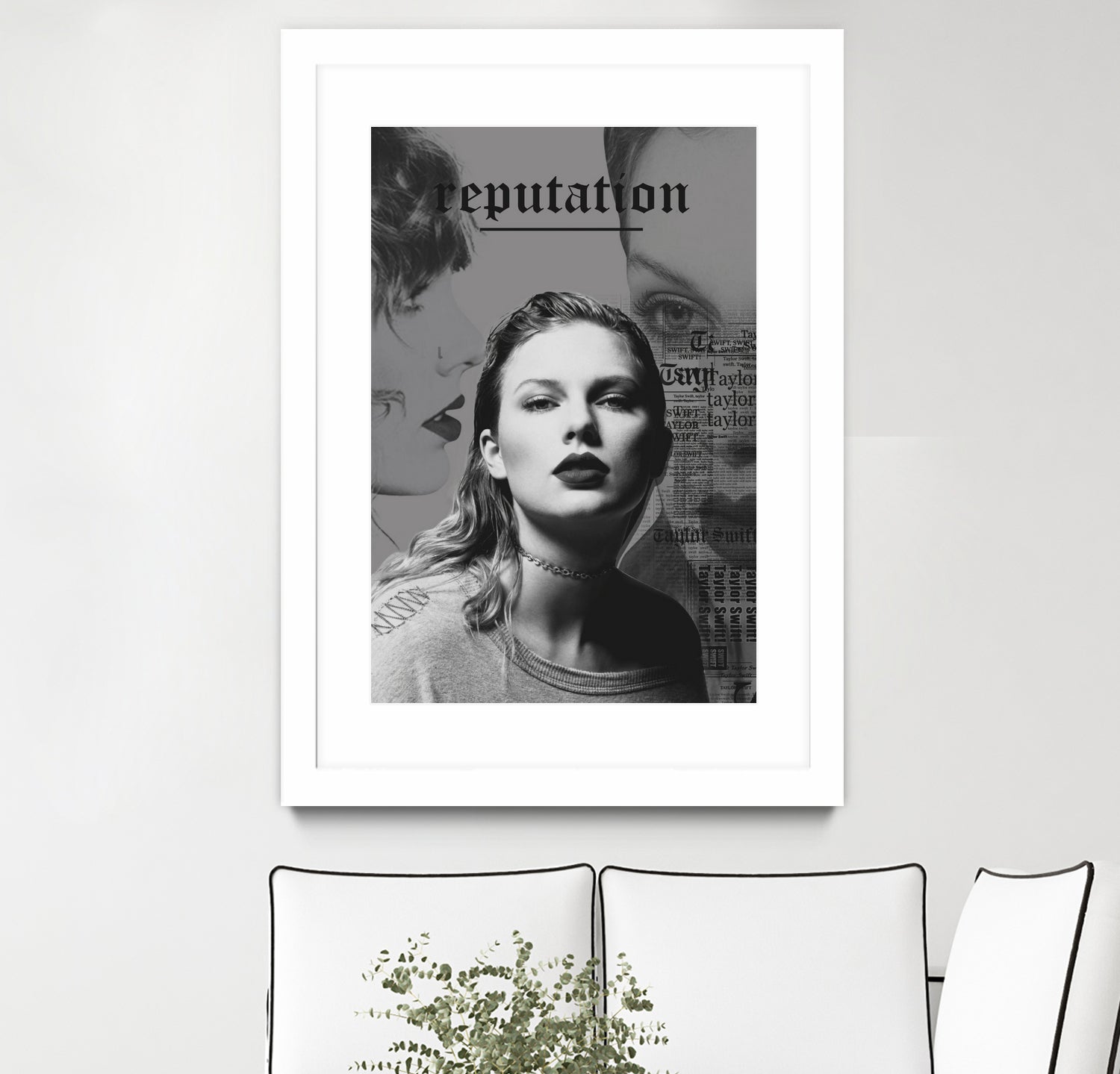 Taylor Swift Reputation Swifties by Nguyet Nguyen Thi Bich on GIANT ART - white digital painting