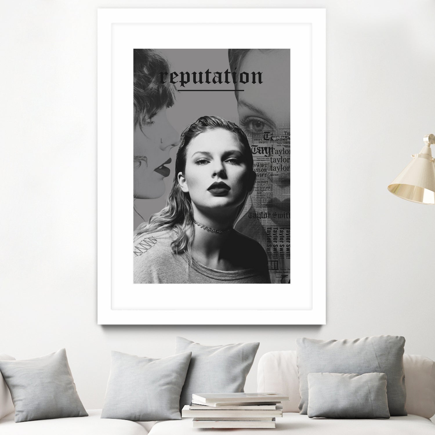 Taylor Swift Reputation Swifties by Nguyet Nguyen Thi Bich on GIANT ART - white digital painting