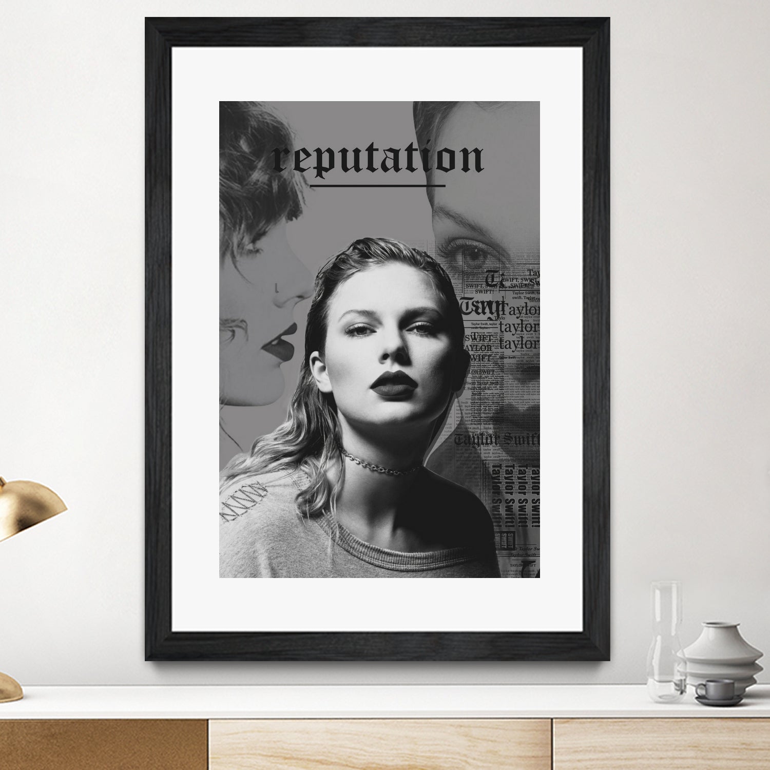 Taylor Swift Reputation Swifties by Nguyet Nguyen Thi Bich on GIANT ART - white digital painting