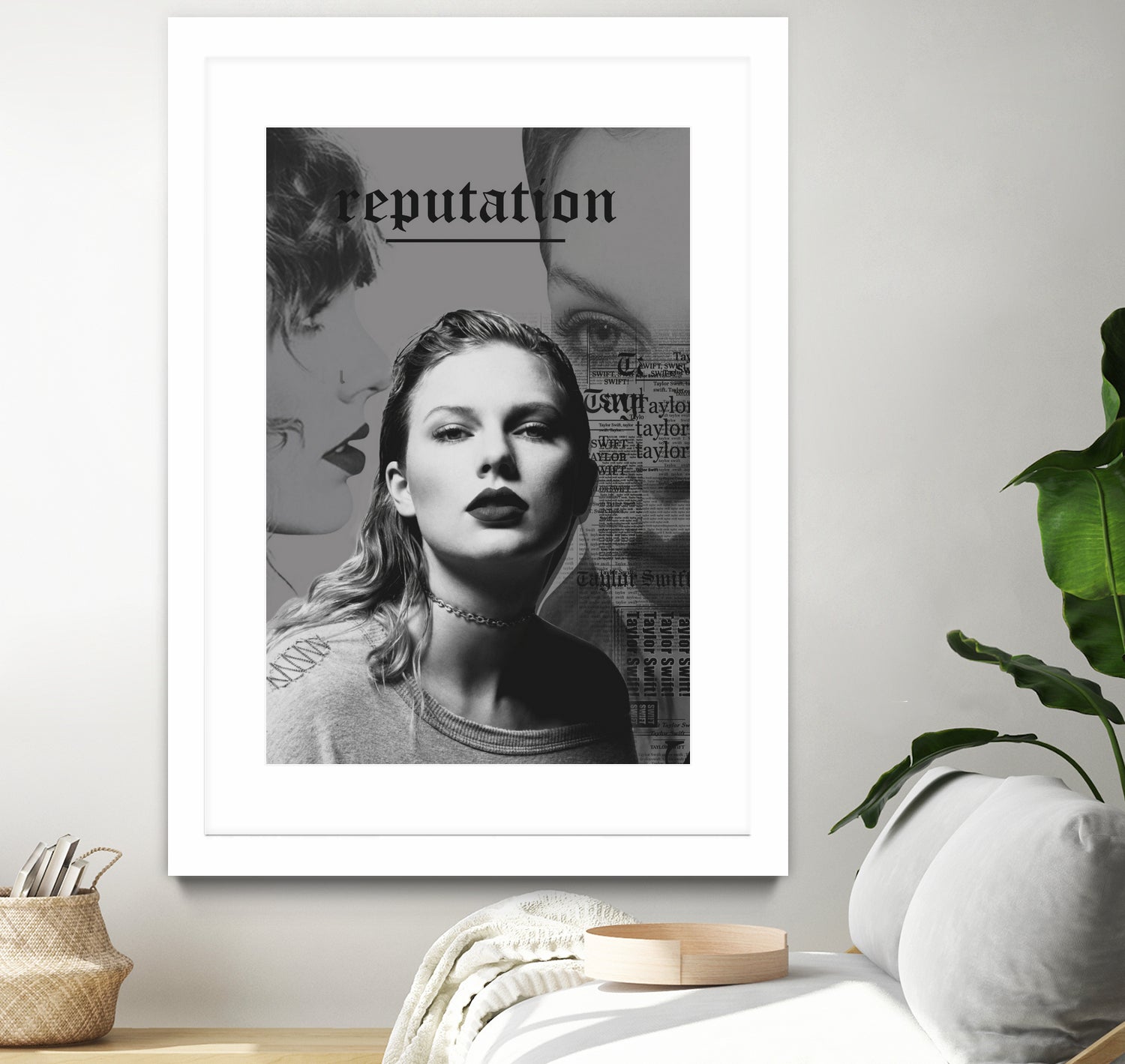 Taylor Swift Reputation Swifties by Nguyet Nguyen Thi Bich on GIANT ART - white digital painting