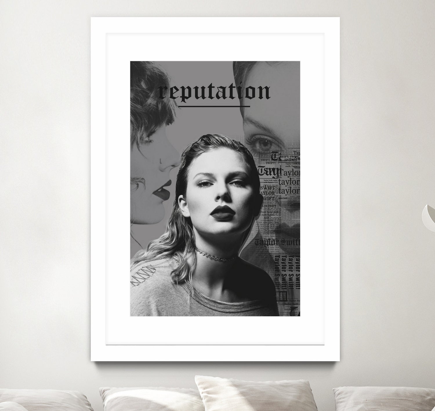 Taylor Swift Reputation Swifties by Nguyet Nguyen Thi Bich on GIANT ART - white digital painting