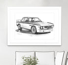 E9 3.0csl by steve pearcy on GIANT ART - black digital drawing