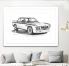 E9 3.0csl by steve pearcy on GIANT ART - black digital drawing