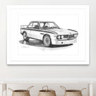 E9 3.0csl by steve pearcy on GIANT ART - black digital drawing