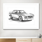 E9 3.0csl by steve pearcy on GIANT ART - black digital drawing