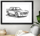 E9 3.0csl by steve pearcy on GIANT ART - black digital drawing