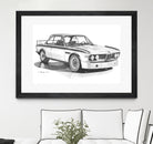 E9 3.0csl by steve pearcy on GIANT ART - black digital drawing