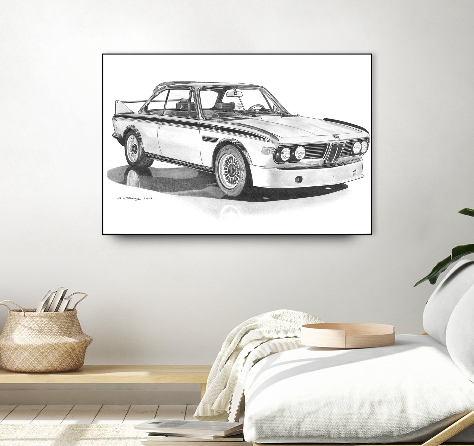 E9 3.0csl by steve pearcy on GIANT ART - black digital drawing