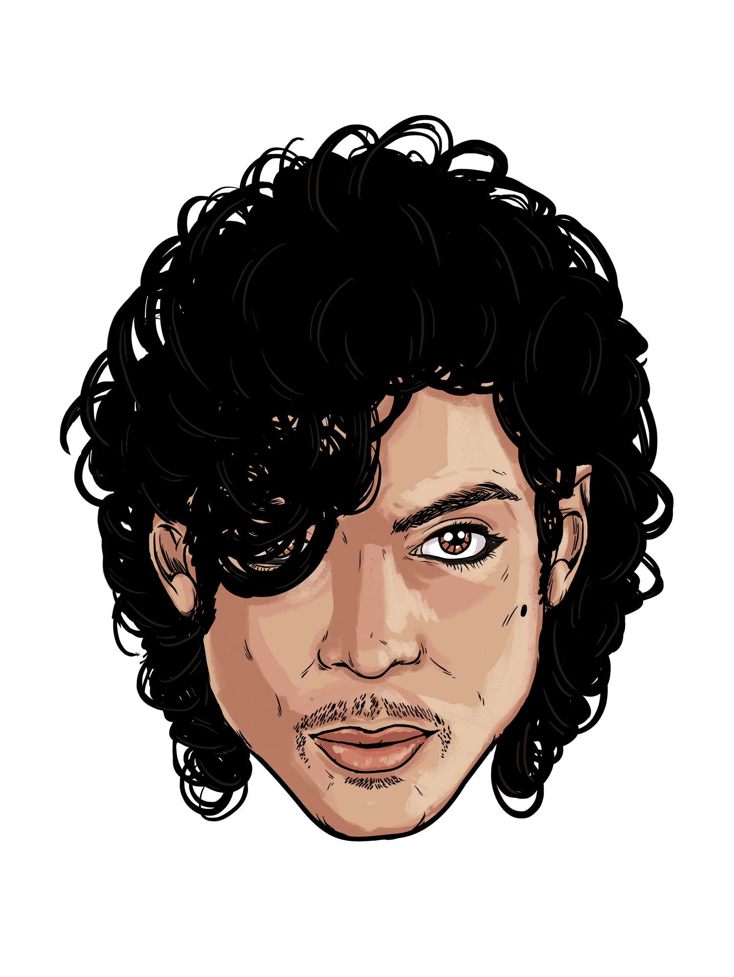 PRINCE by Delano Limoen on GIANT ART - brown digital painting