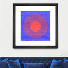 Bifurcated Space by Victor Fitzsimons on GIANT ART - blue digital painting