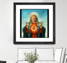 The Golden Girls Betty White Jesus Christ by Nguyet Nguyen Thi Bich on GIANT ART - white digital drawing