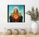 The Golden Girls Betty White Jesus Christ by Nguyet Nguyen Thi Bich on GIANT ART - white digital drawing