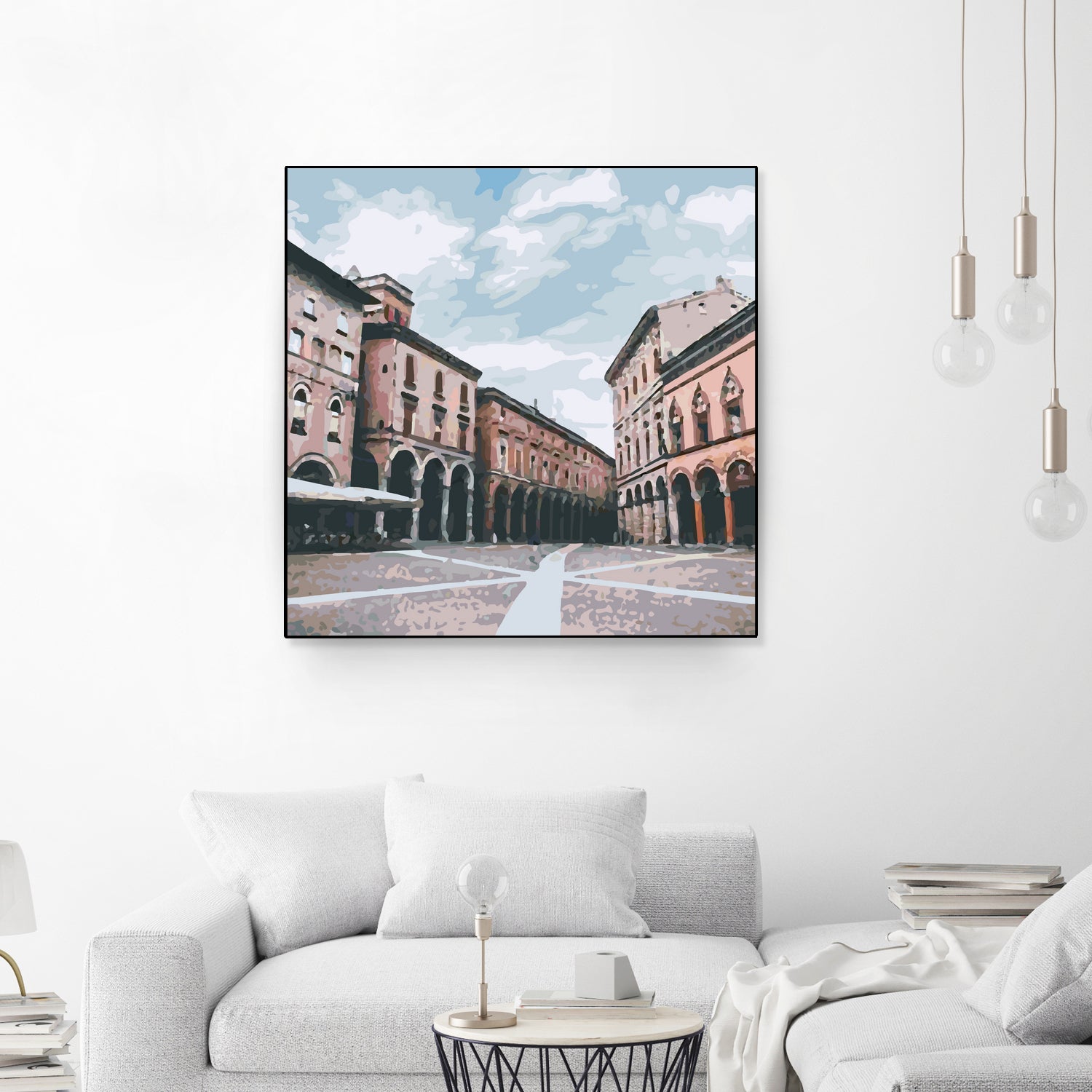 Bologna, Italy by Katarina Kasom on GIANT ART - orange digital painting