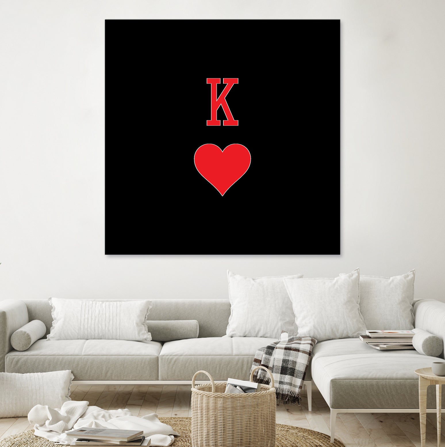 KING OF HEARTS by Alexander Tonetti on GIANT ART - red digital drawing