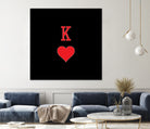 KING OF HEARTS by Alexander Tonetti on GIANT ART - red digital drawing