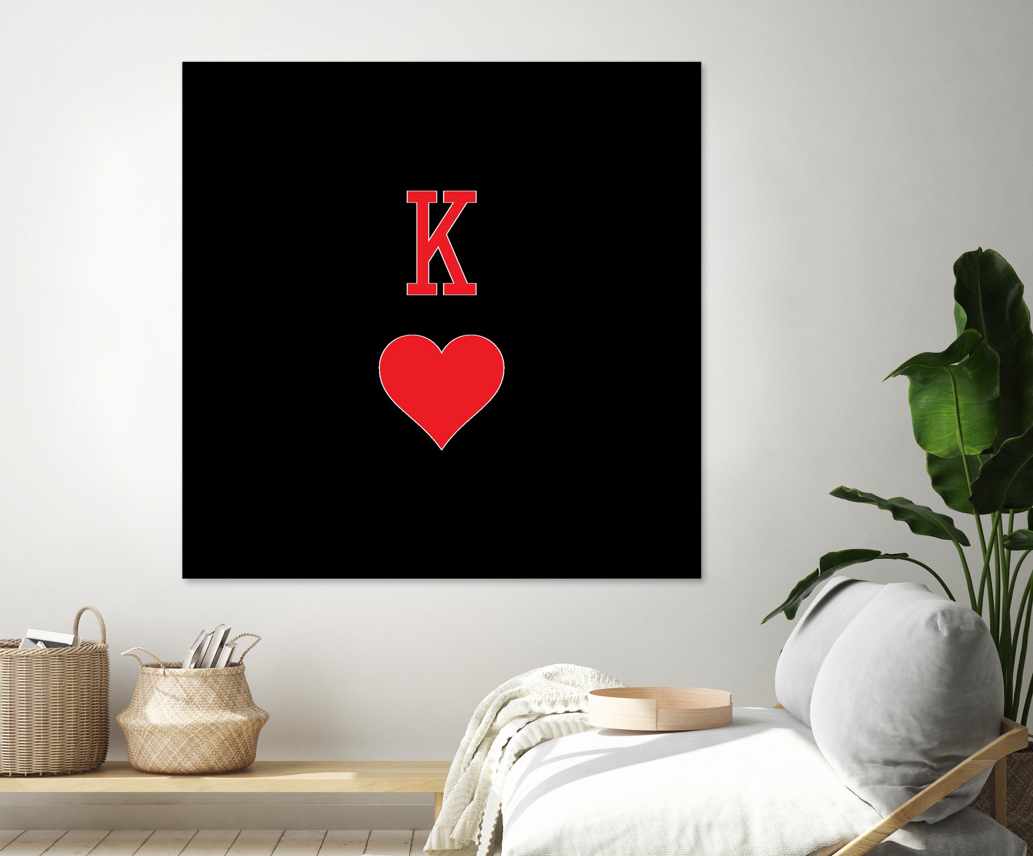 KING OF HEARTS by Alexander Tonetti on GIANT ART - red digital drawing