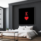 KING OF HEARTS by Alexander Tonetti on GIANT ART - red digital drawing