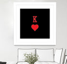 KING OF HEARTS by Alexander Tonetti on GIANT ART - red digital drawing