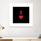 KING OF HEARTS by Alexander Tonetti on GIANT ART - red digital drawing