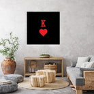 KING OF HEARTS by Alexander Tonetti on GIANT ART - red digital drawing