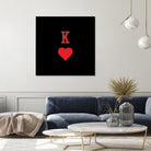 KING OF HEARTS by Alexander Tonetti on GIANT ART - red digital drawing