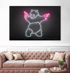 Panda by Octavian Mihai Mielu on GIANT ART - white 3d art