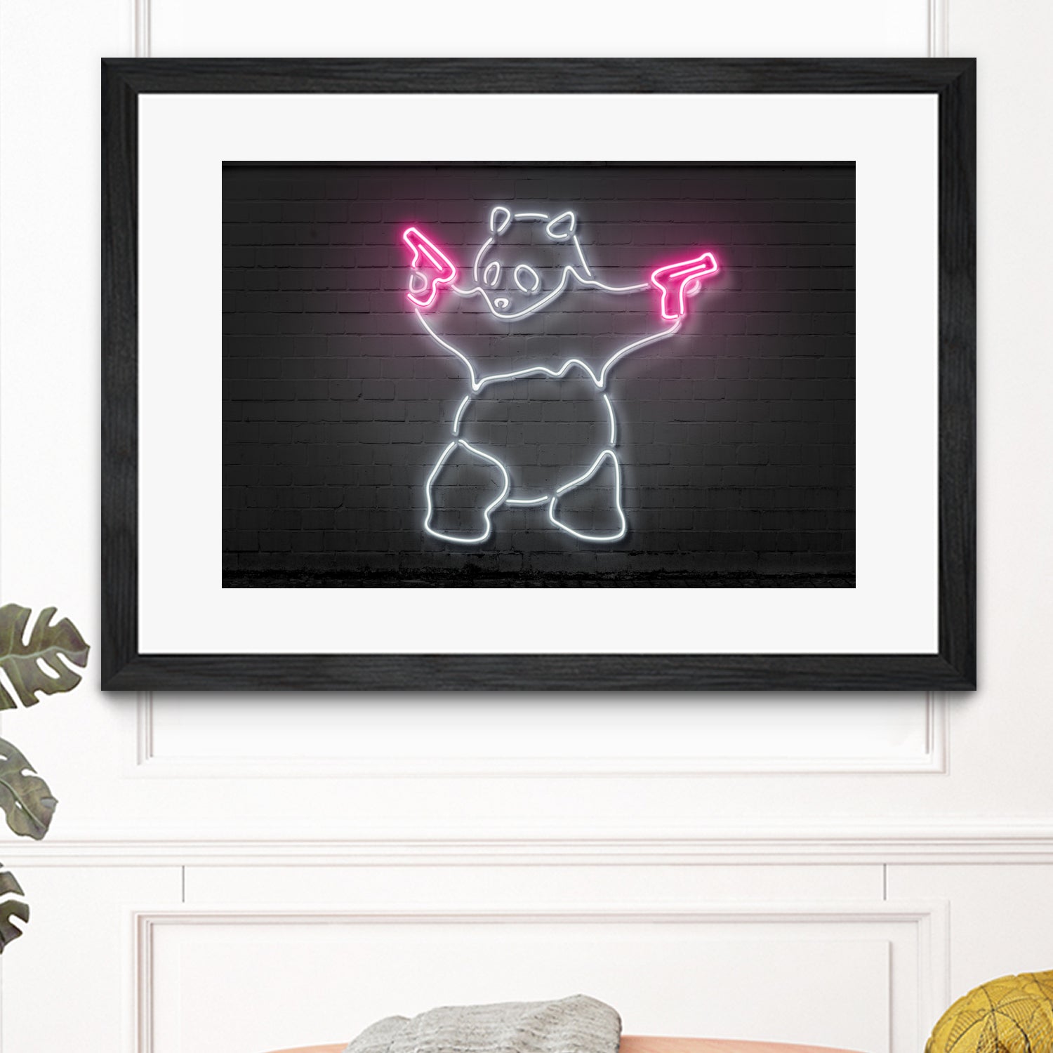 Panda by Octavian Mihai Mielu on GIANT ART - white 3d art