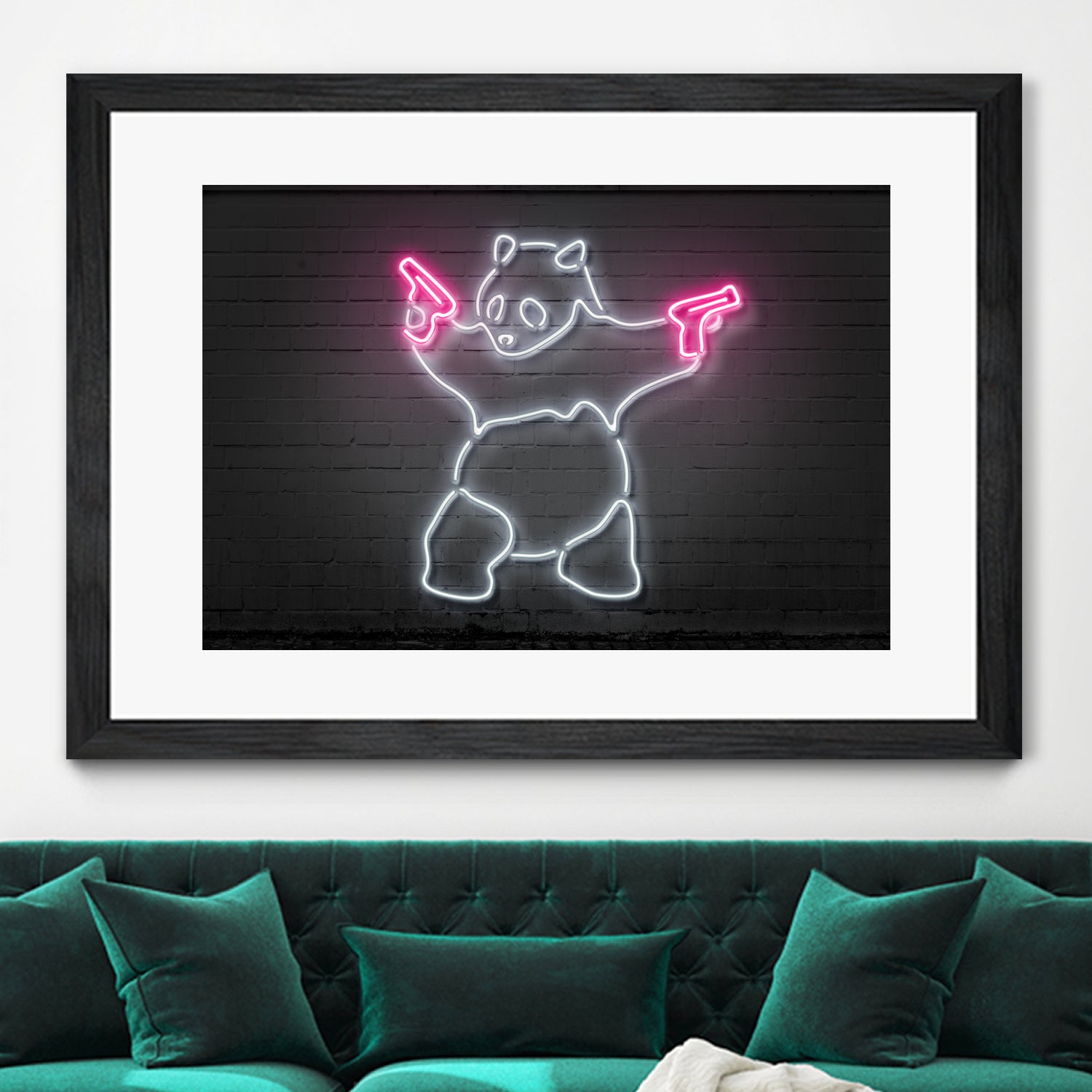 Panda by Octavian Mihai Mielu on GIANT ART - white 3d art