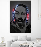 Kendrick Lamar by Octavian Mihai Mielu on GIANT ART - gray digital painting