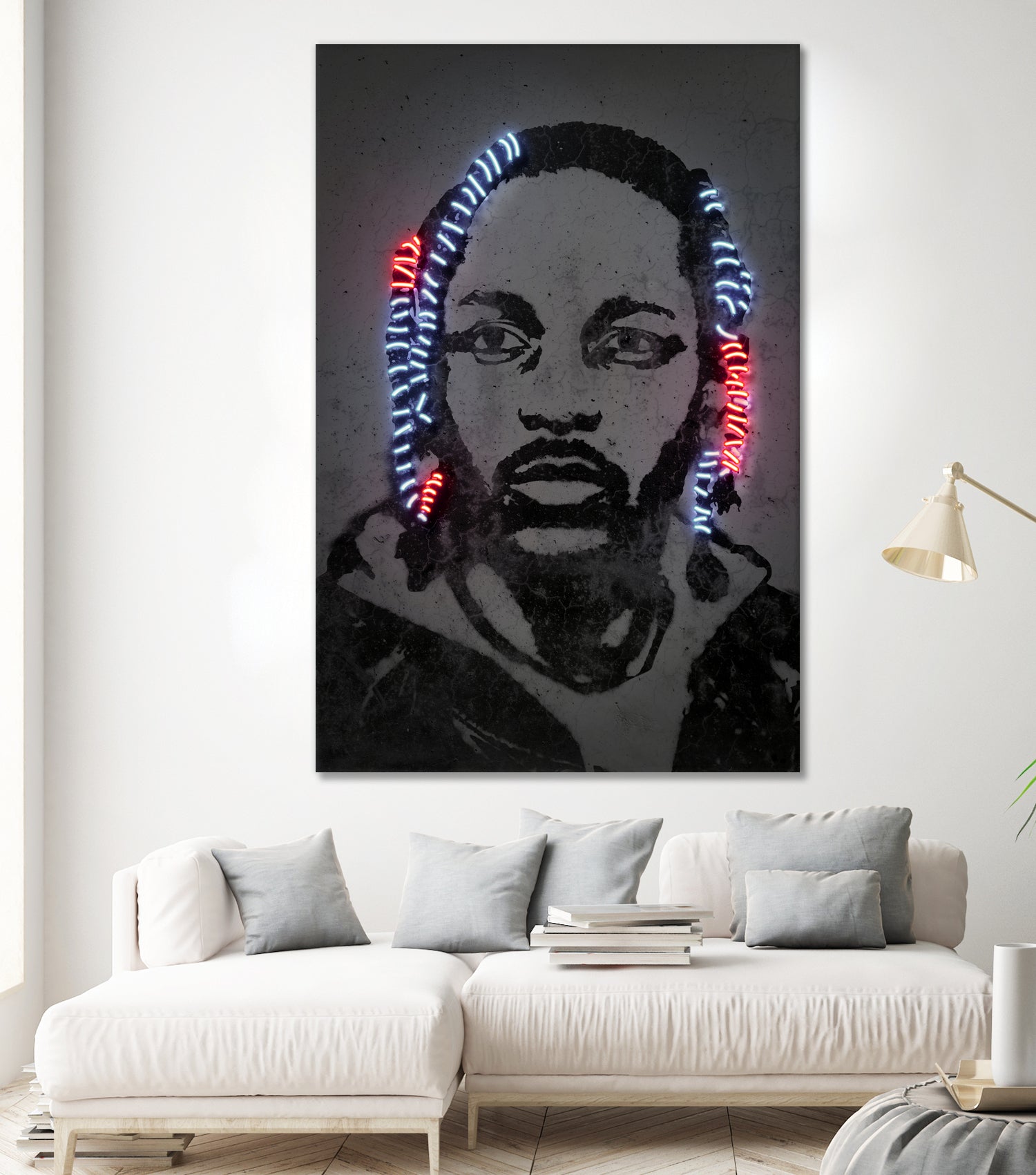 Kendrick Lamar by Octavian Mihai Mielu on GIANT ART - gray digital painting