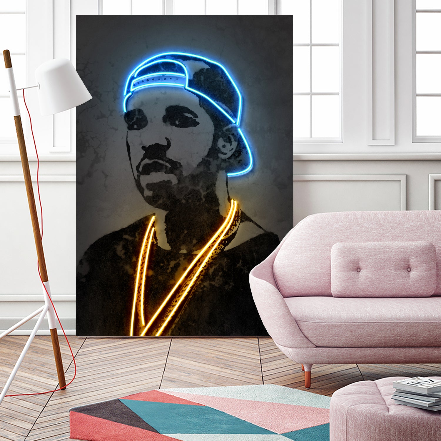 Drake by Octavian Mihai Mielu on GIANT ART - blue digital painting