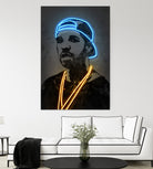 Drake by Octavian Mihai Mielu on GIANT ART - blue digital painting