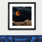 Bloodmoon Fantasy by Dirk Wüstenhagen on GIANT ART - blue photo manipulation