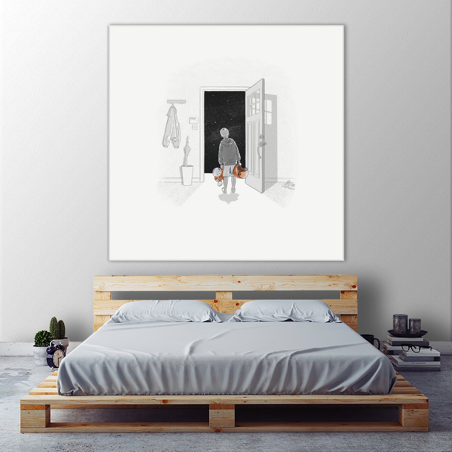 Space Oddity by Jason Ratliff on GIANT ART - white digital painting