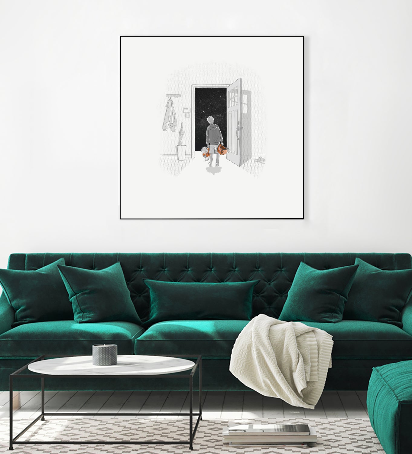 Space Oddity by Jason Ratliff on GIANT ART - white digital painting