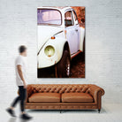 beetle vw by Roxane Barré on GIANT ART - fuchsia photo illustration