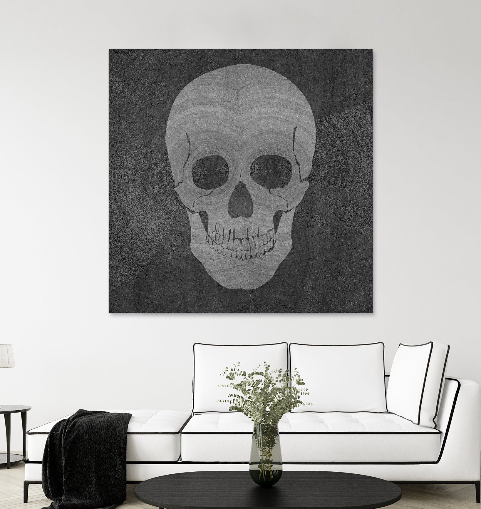 Memento Mori I (153 hours 35 minutes) by Victor Fitzsimons on GIANT ART - black digital drawing