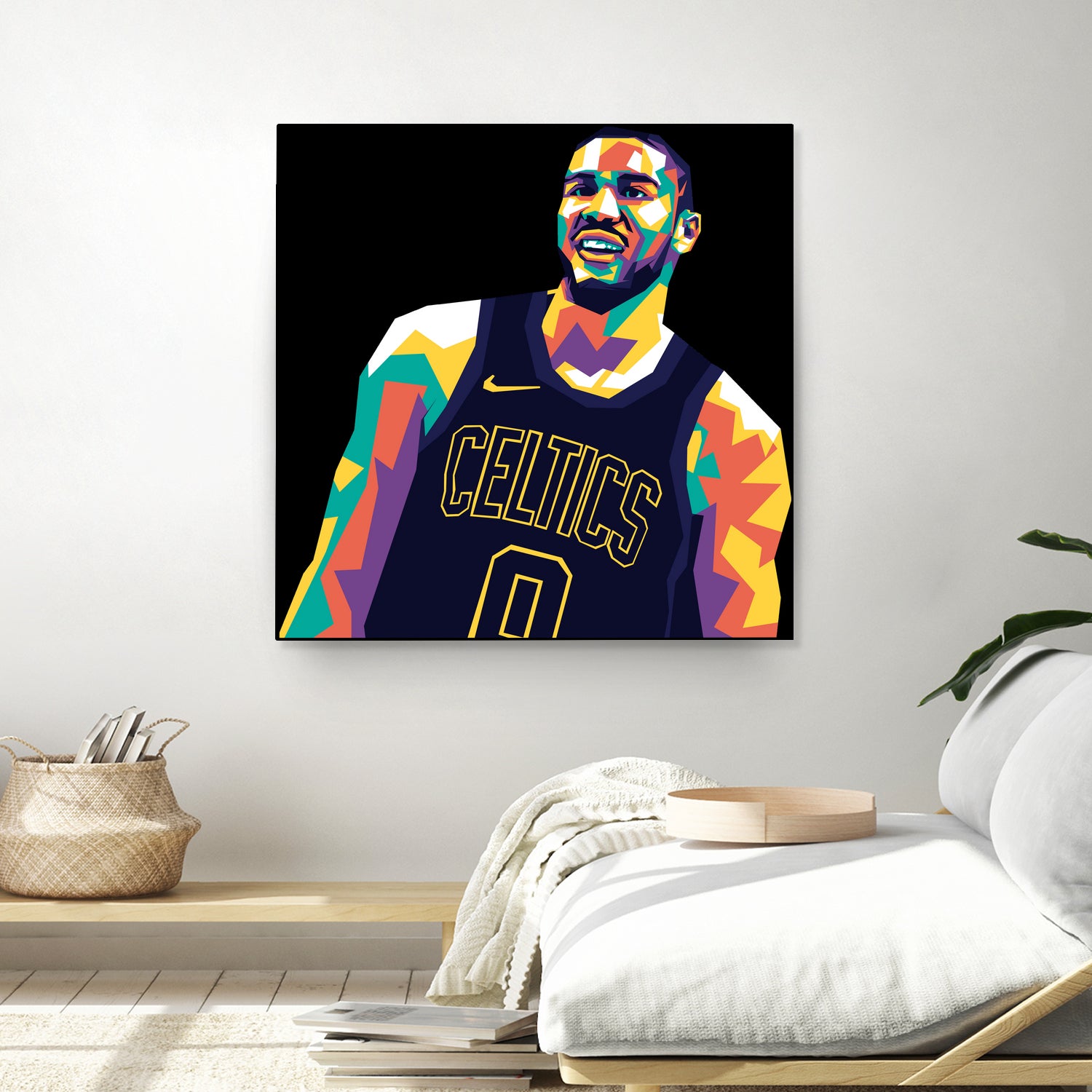 Jayson Tatum by saidi say on GIANT ART - black digital painting