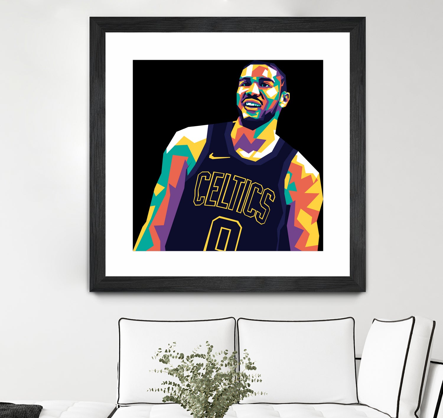 Jayson Tatum by saidi say on GIANT ART - black digital painting