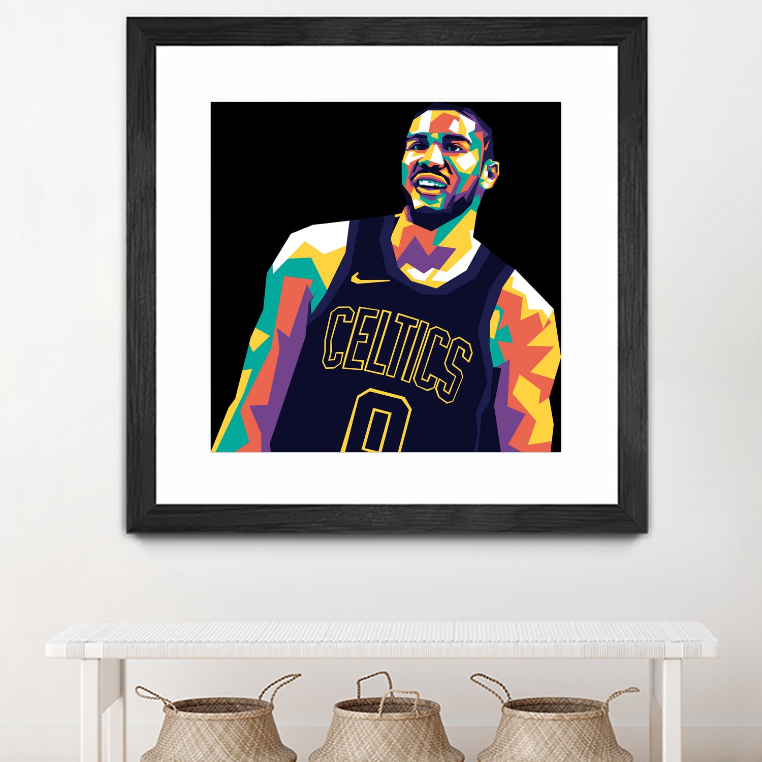 Jayson Tatum by saidi say on GIANT ART - black digital painting