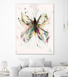 Butterfly by Parker Gibson on GIANT ART - pink digital painting