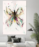 Butterfly by Parker Gibson on GIANT ART - pink digital painting