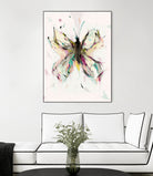 Butterfly by Parker Gibson on GIANT ART - pink digital painting