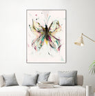 Butterfly by Parker Gibson on GIANT ART - pink digital painting