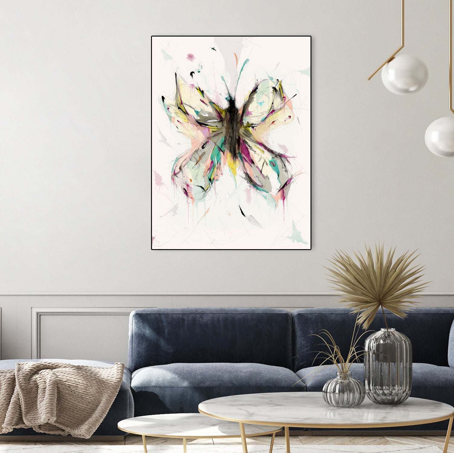 Butterfly by Parker Gibson on GIANT ART - pink digital painting