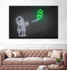 Dollar Balloon by Octavian Mihai Mielu on GIANT ART - green 3d art