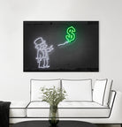 Dollar Balloon by Octavian Mihai Mielu on GIANT ART - green 3d art