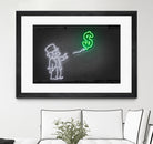 Dollar Balloon by Octavian Mihai Mielu on GIANT ART - green 3d art